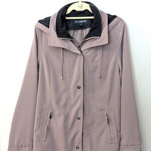 FS Limited Women's Taupe Lightweight Hooded Jacket/Coat. Size Medium